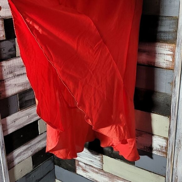 Red Spaghetti Strap High-low Salsa Dress Size XS - Picture 5 of 9